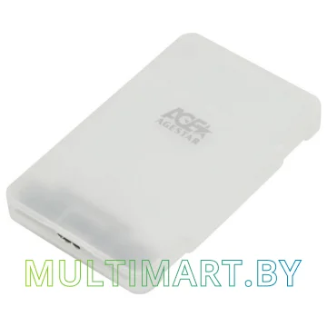 Бокс для жесткого диска AgeStar 31UBCP3 (белый) картинка 2